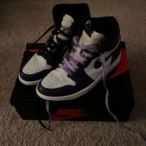 Jordan 1 Court Purple